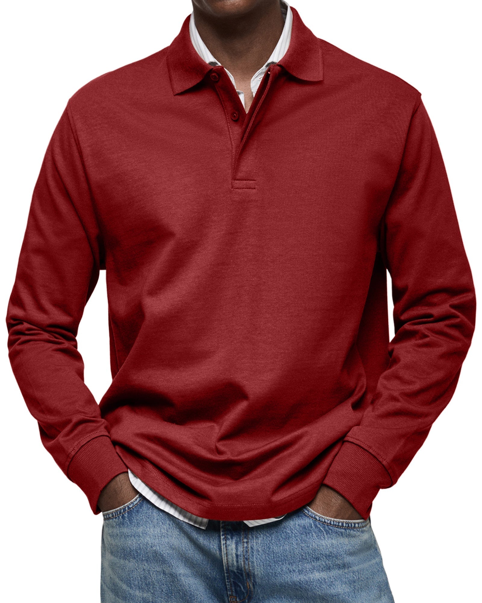 Everford™ | Nigel – Classic Long-Sleeved Polo