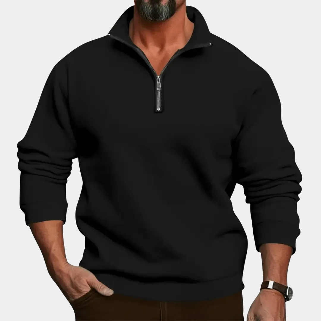 Everford™ | Martin – Refined Zip Sweater for Men