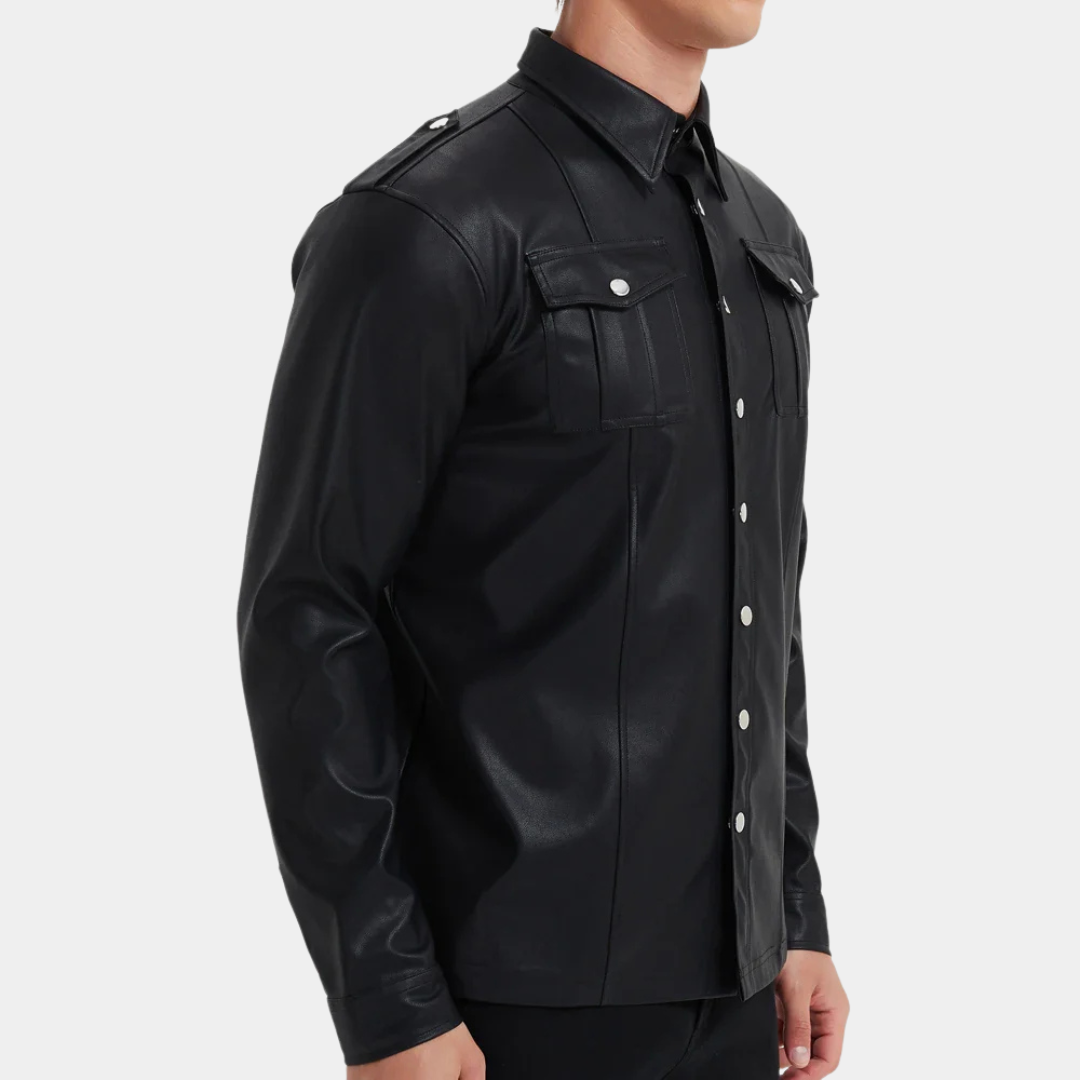 Everford™ | Graham – Black Dress Shirt