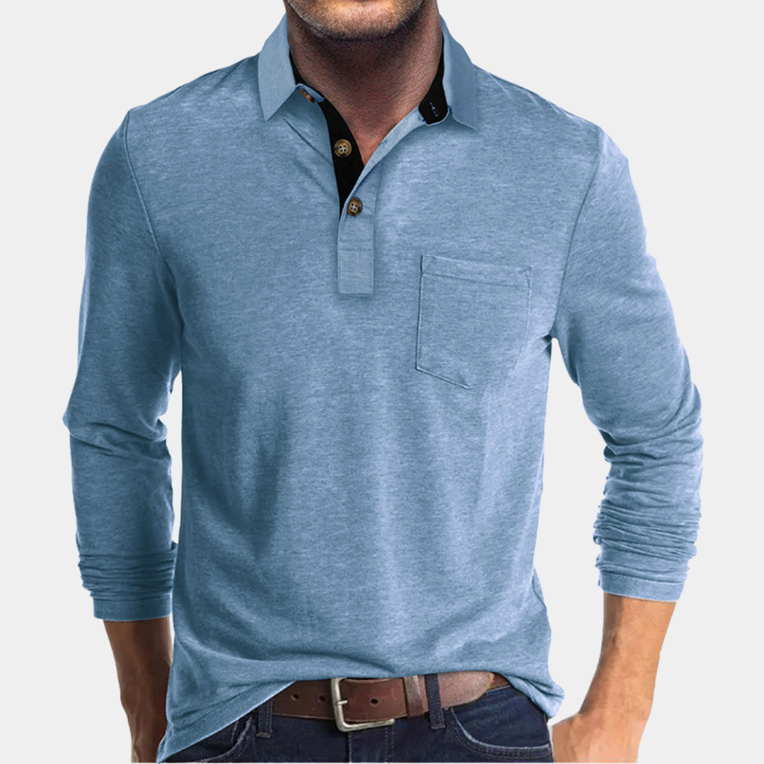 Everford™ | Graham – Classic Long-Sleeved Polo Shirt