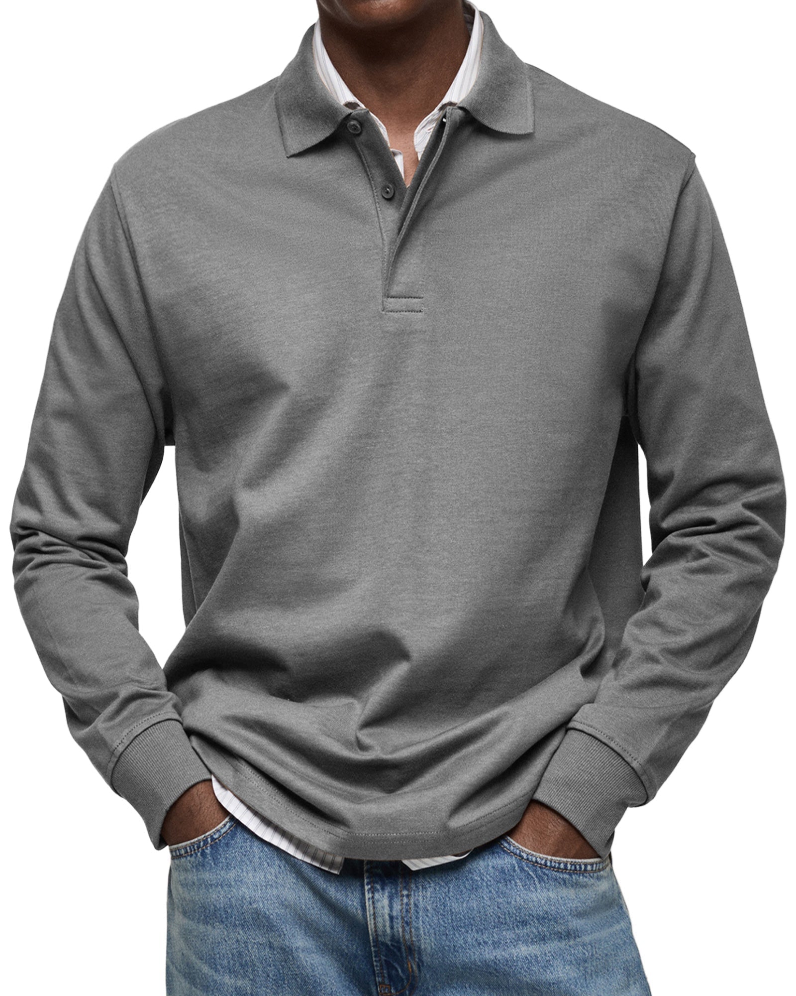 Everford™ | Nigel – Classic Long-Sleeved Polo