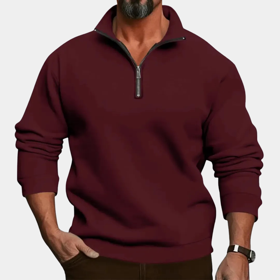 Everford™ | Martin – Refined Zip Sweater for Men