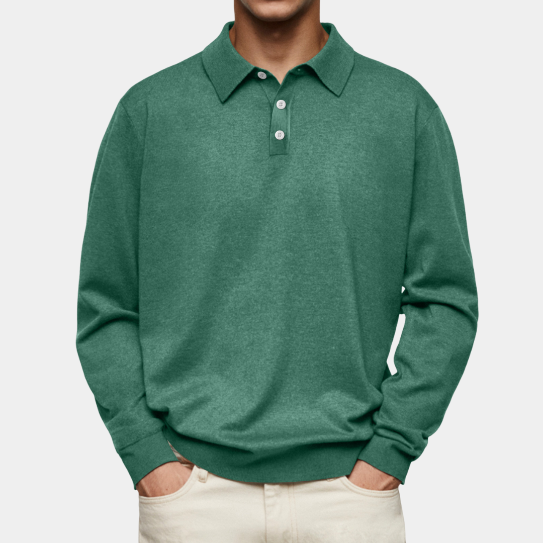 Everford™ | Edward – Long-Sleeved Polo for Men