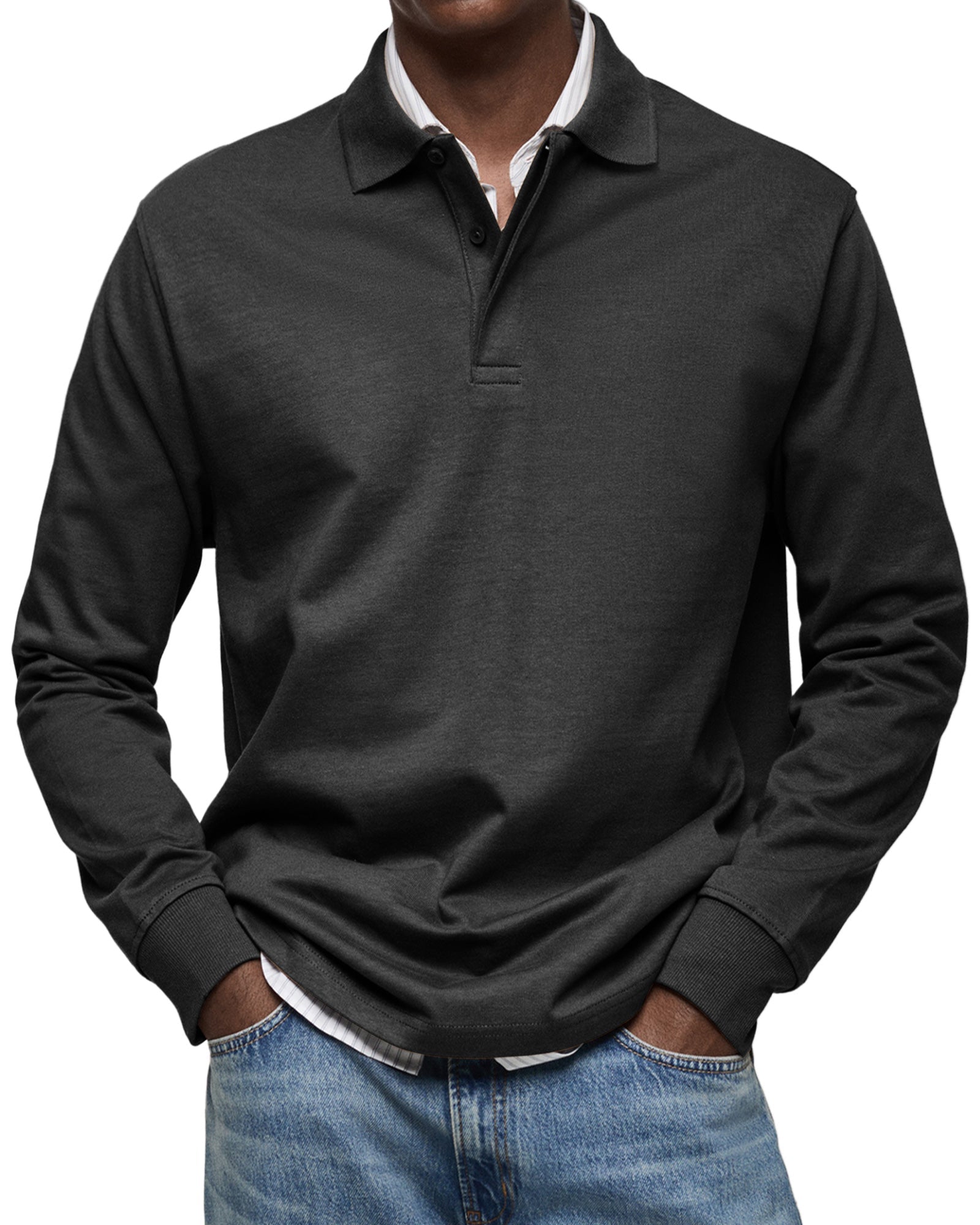 Everford™ | Nigel – Classic Long-Sleeved Polo