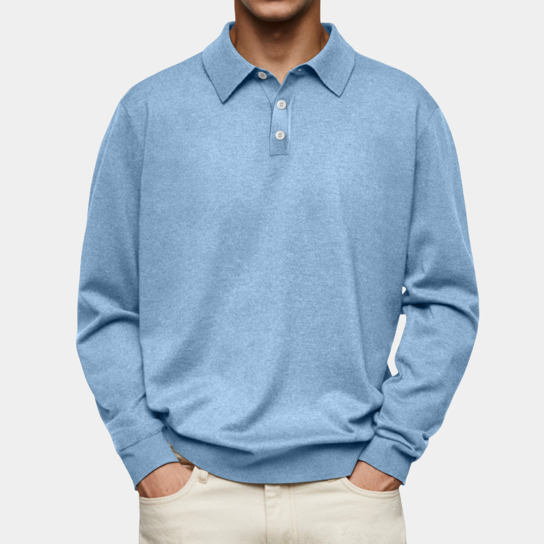 Everford™ | Edward – Long-Sleeved Polo for Men