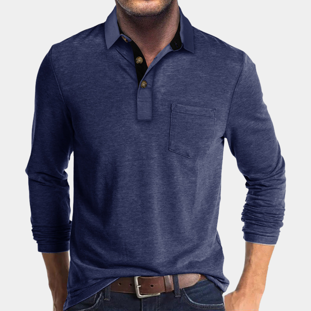 Everford™ | Graham – Classic Long-Sleeved Polo Shirt