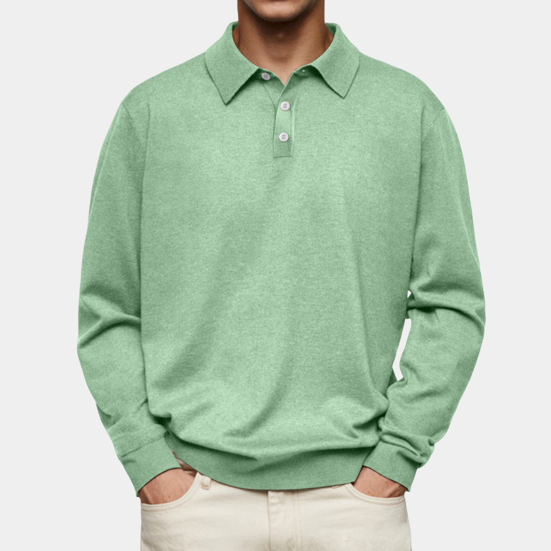 Everford™ | Edward – Long-Sleeved Polo for Men