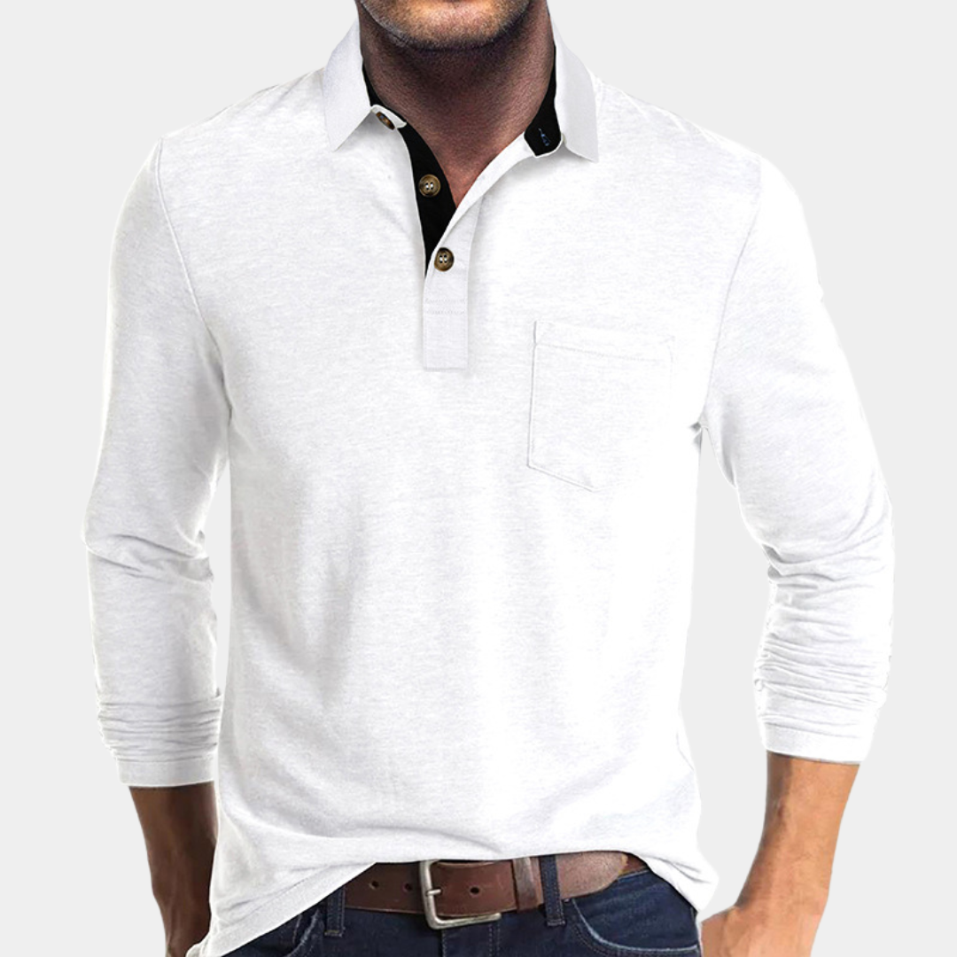 Everford™ | Graham – Classic Long-Sleeved Polo Shirt