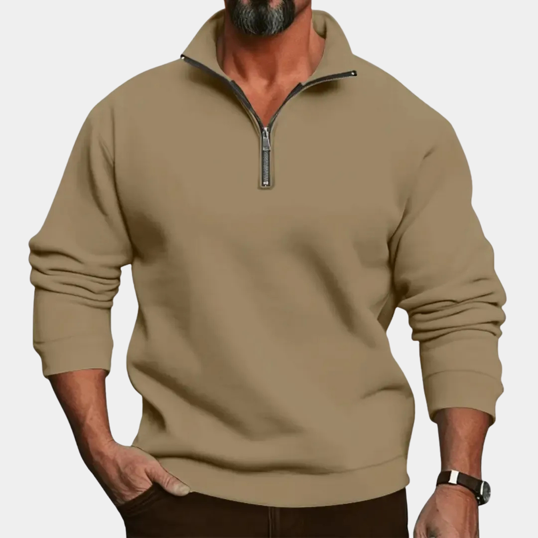 Everford™ | Martin – Refined Zip Sweater for Men