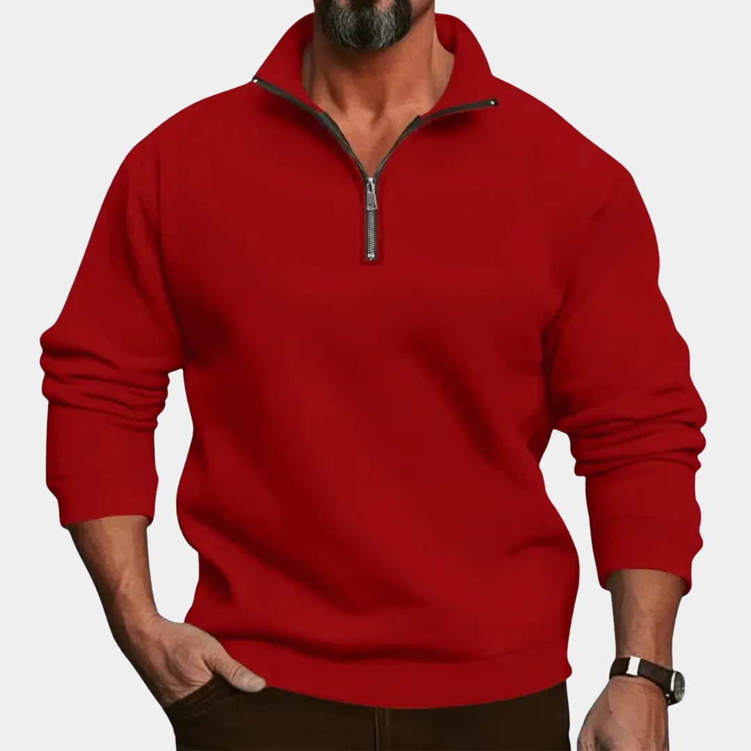 Everford™ | Martin – Refined Zip Sweater for Men