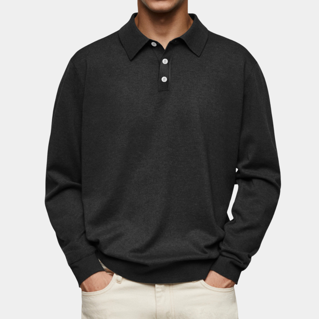 Everford™ | Edward – Long-Sleeved Polo for Men