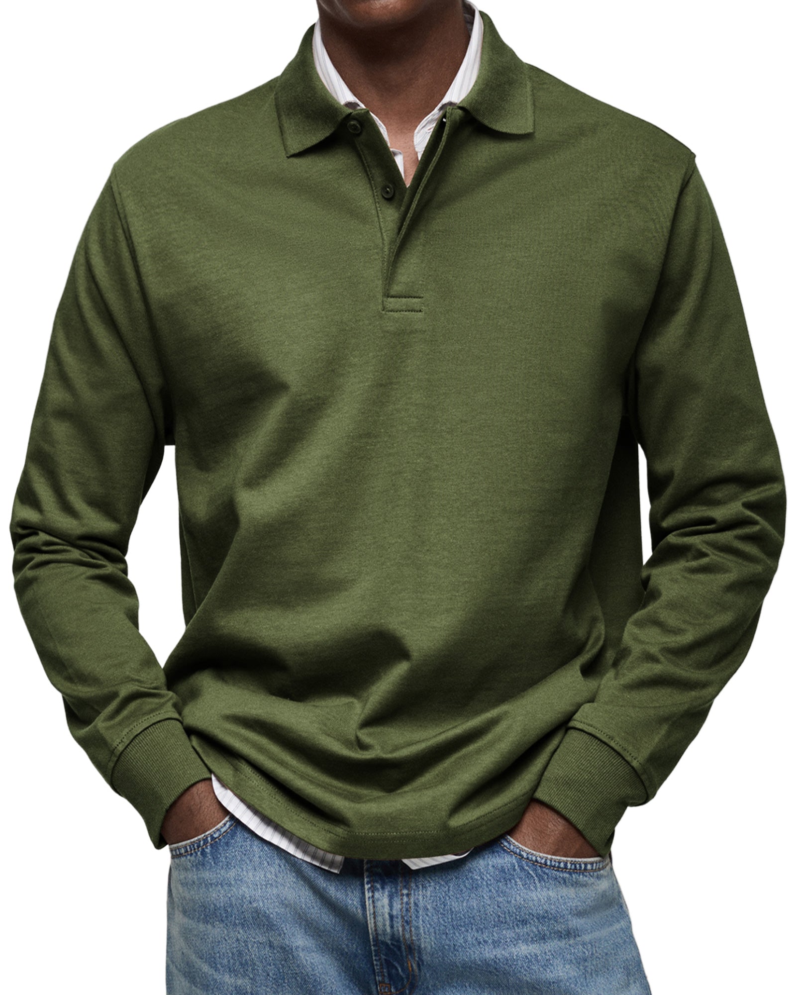 Everford™ | Nigel – Classic Long-Sleeved Polo