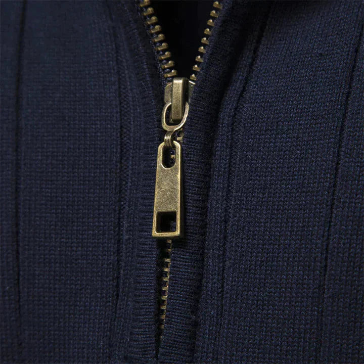 Everford™ | Graham – Half-Zip Ribbed Jumper for Men