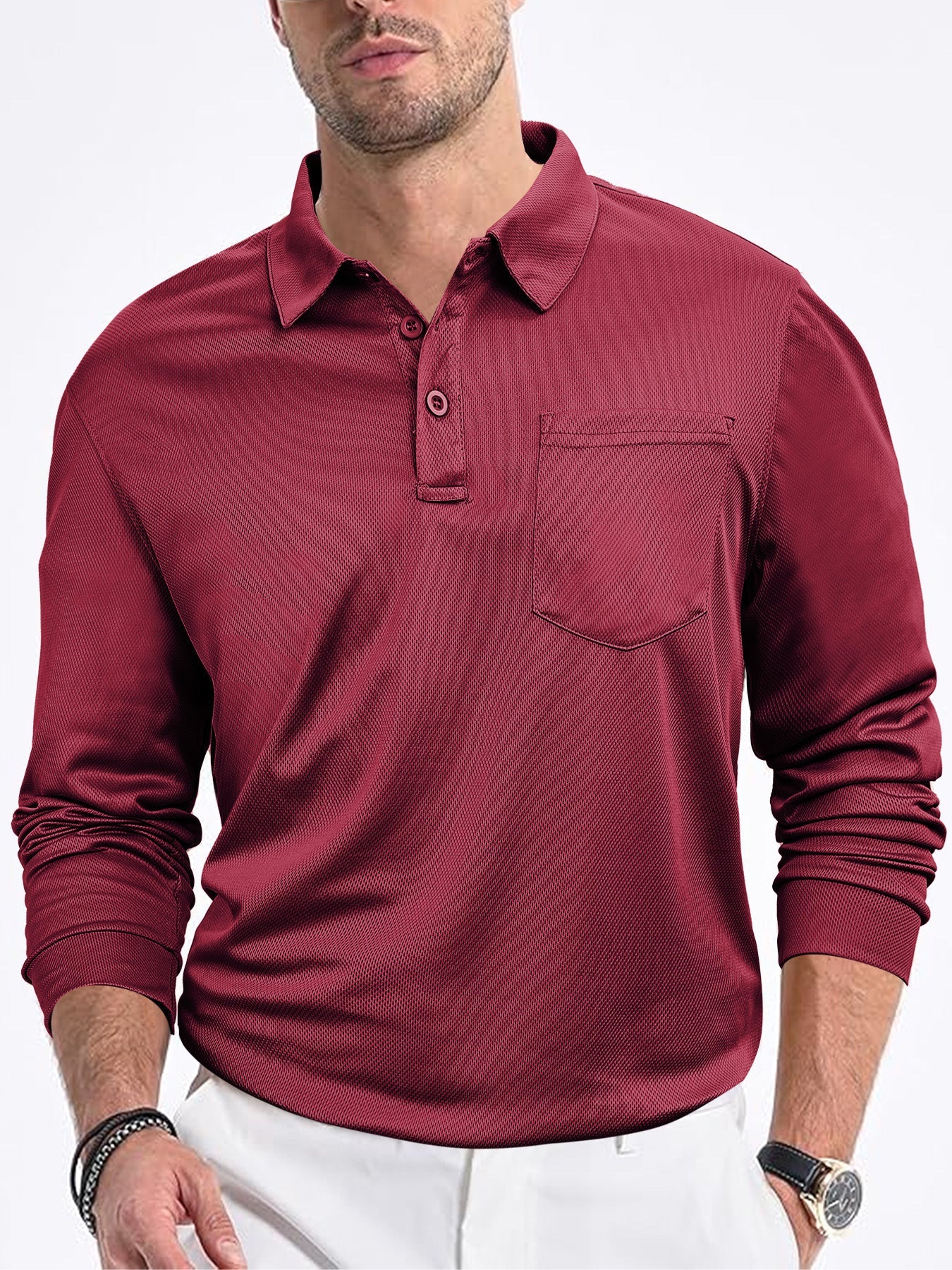 Everford™ | Alan – Classic Long-Sleeved Polo
