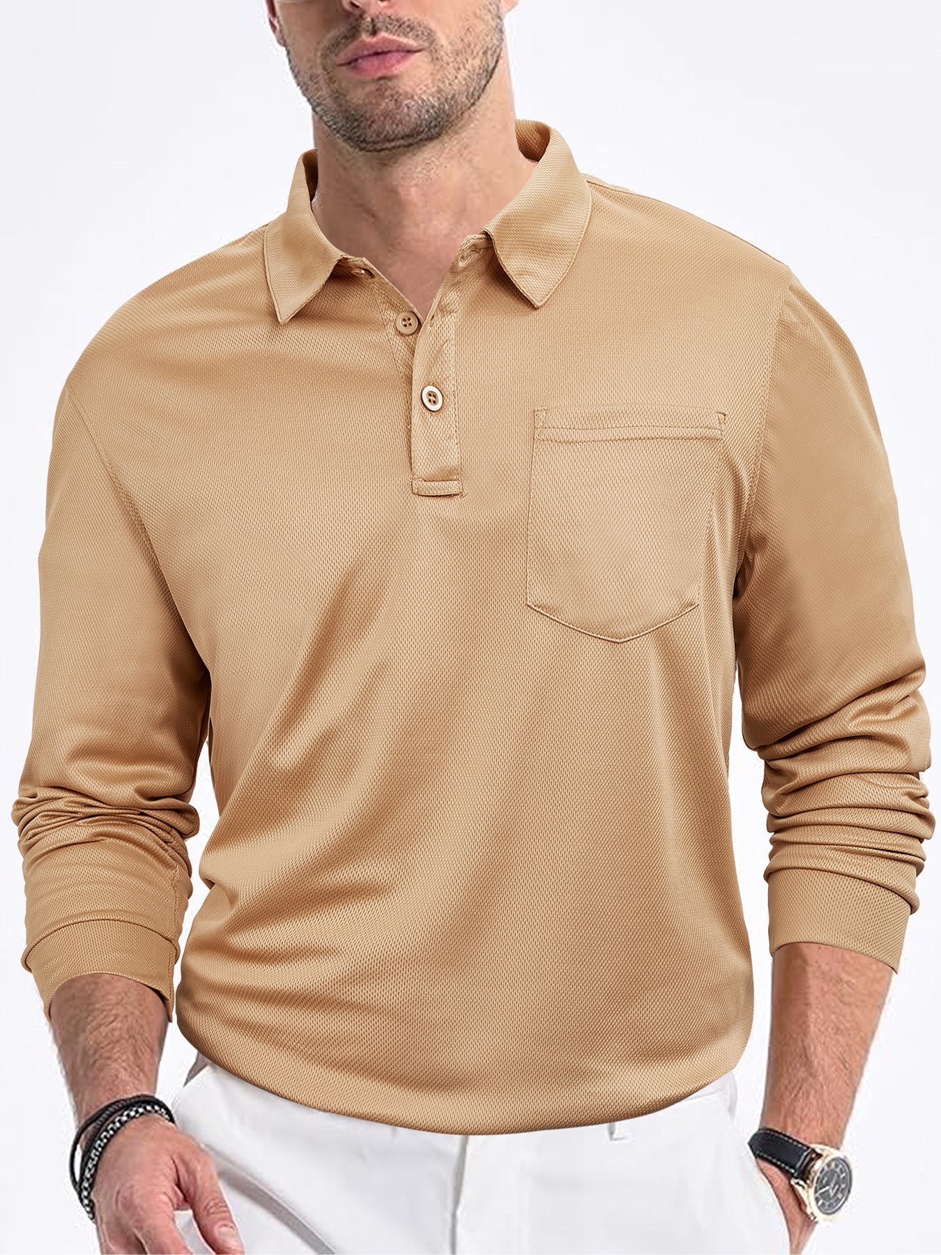 Everford™ | Alan – Classic Long-Sleeved Polo