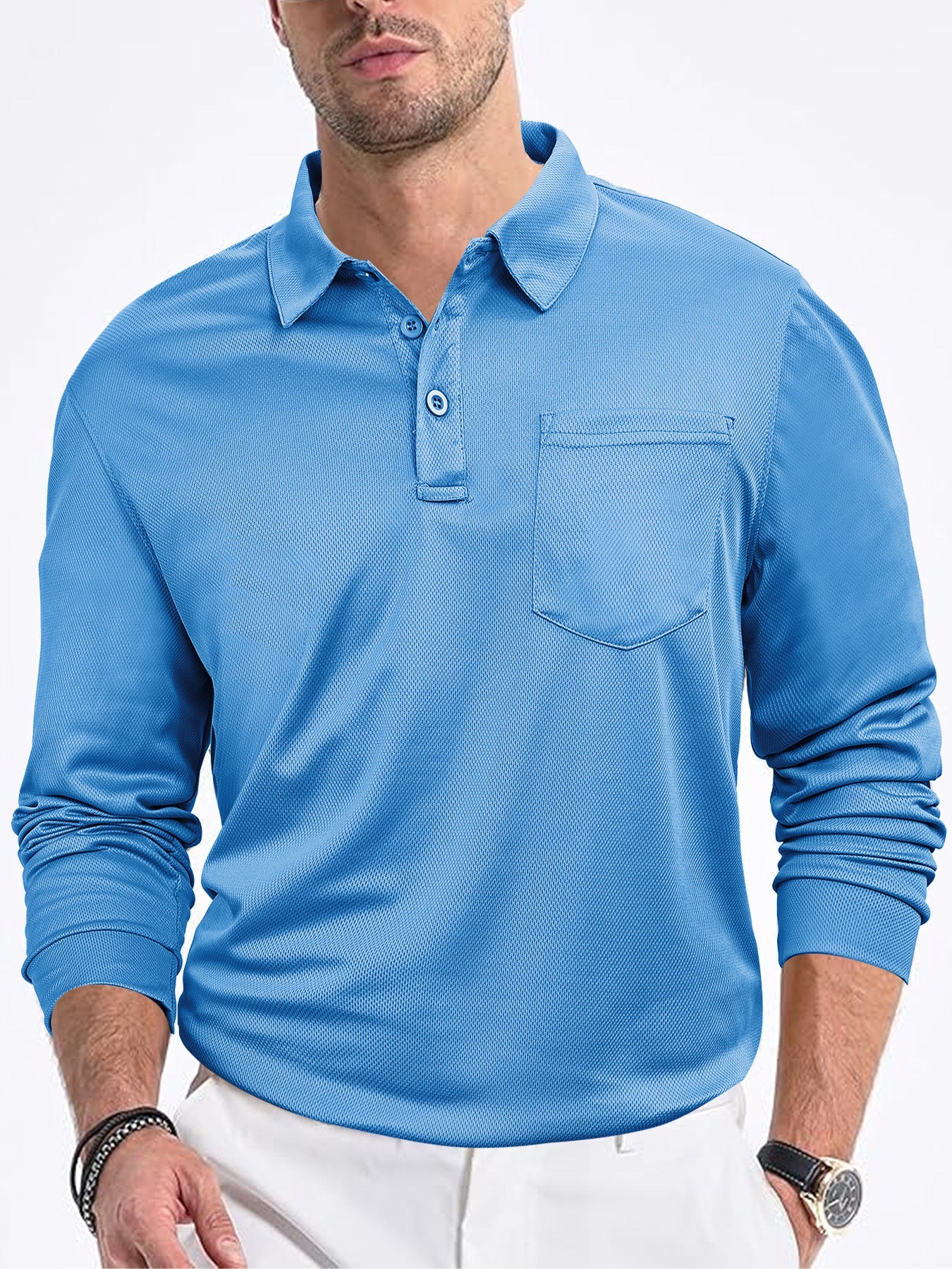 Everford™ | Alan – Classic Long-Sleeved Polo