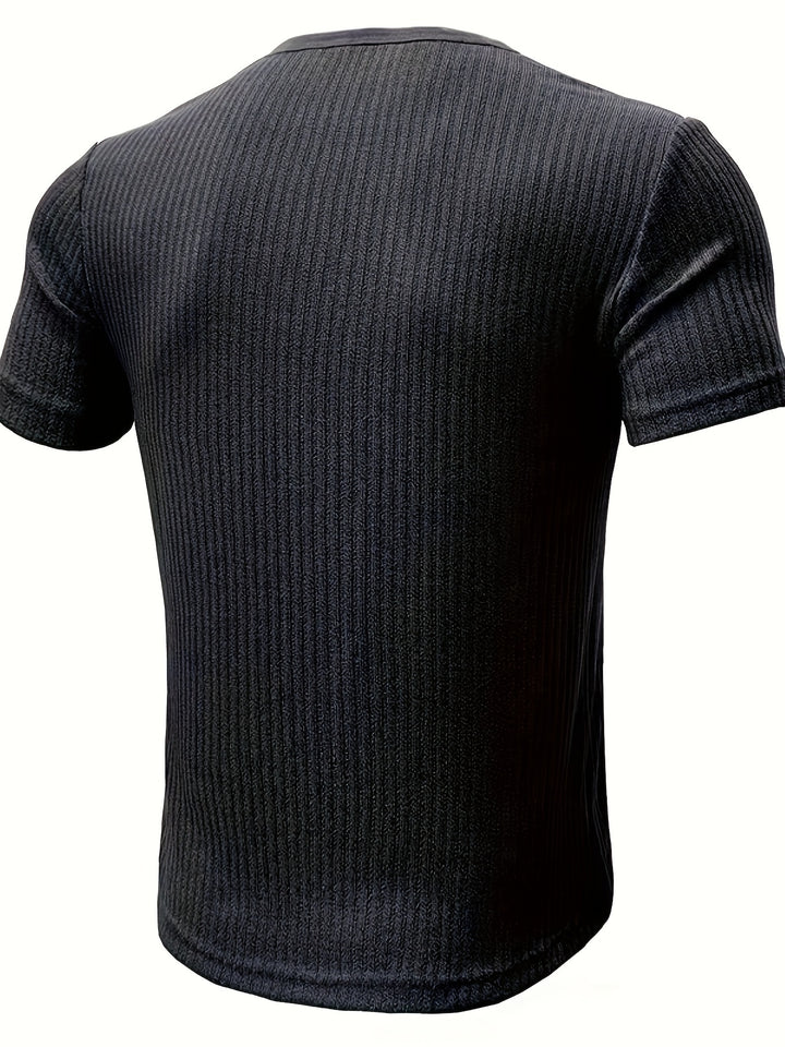 Darex | Men’s Henley T-Shirt featuring a button placket