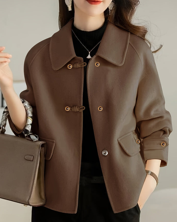 Calyvera | Women’s Button Jacket with sleek tailored finish