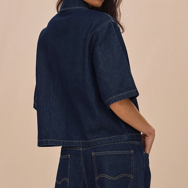 Zeraphine | Women’s Cropped Jacket designed for casual layering