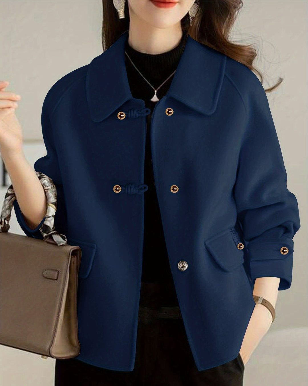 Calyvera | Women’s Button Jacket with sleek tailored finish