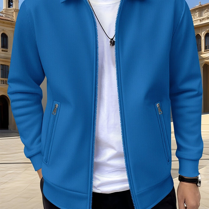Corvin | Men’s Zip Jacket in a Clean Modern Style