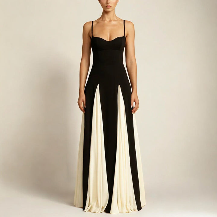 Zelina | Women’s Strappy Maxi Dress for Chic Ensemble