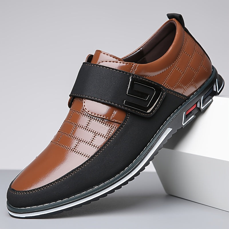Zerion | Men’s Lace-Up Shoes with quilted panel design and sharp modern outline