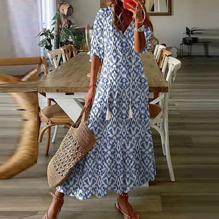 Elvina | Women’s floral maxi dress designed for summer days