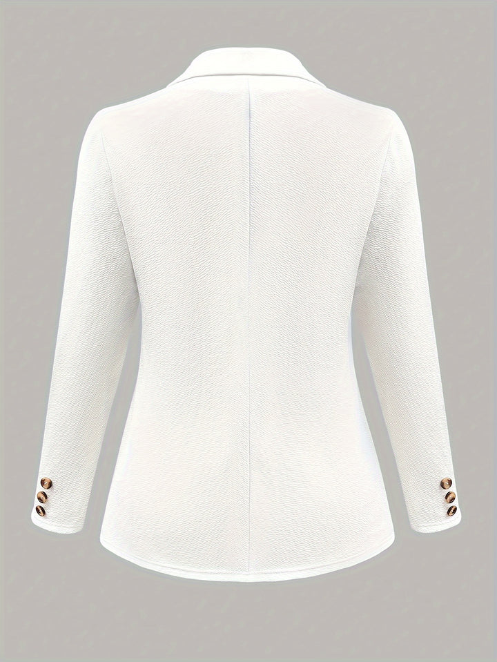 Velora | Women’s Open-Front Blazer with cuff button closure