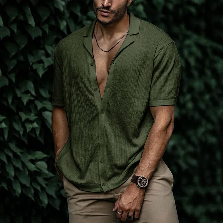 Elion | Men’s Casual Shirt with Short Sleeves