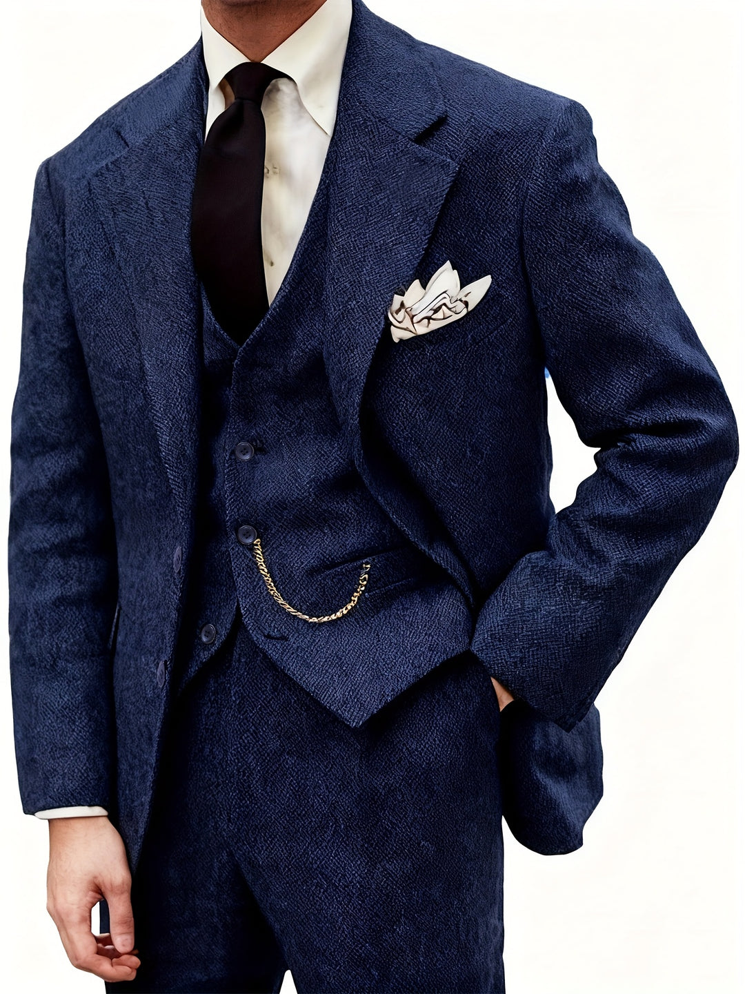 Velmorian | Men’s Three-Piece Suit in a classic tailoring