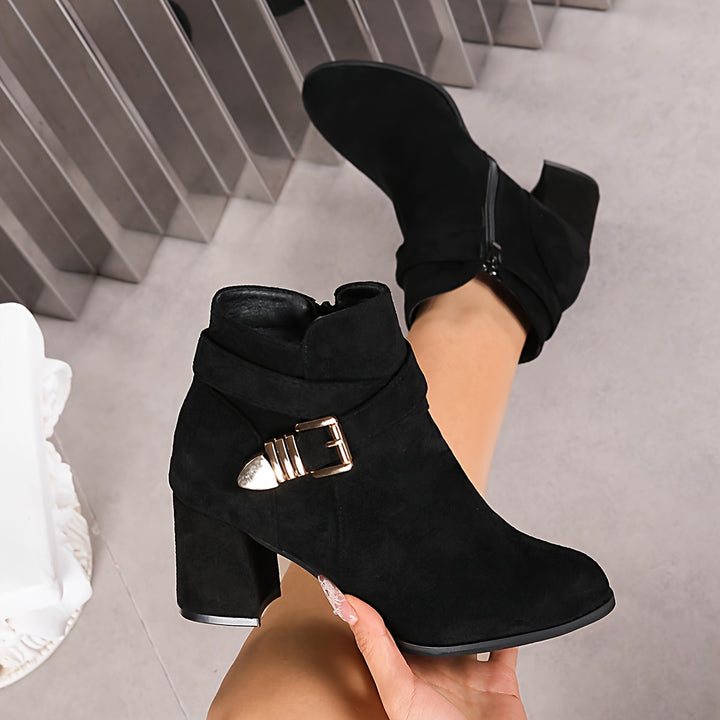 Virelle | Women’s Ankle Boots with Buckle Accent
