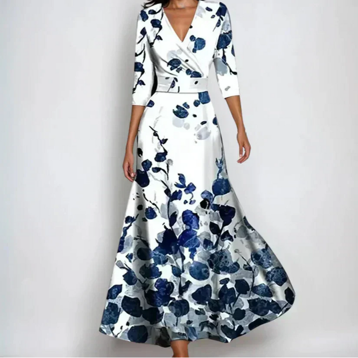 Yasmin | Women’s Maxi Dress in a Defined Wrap