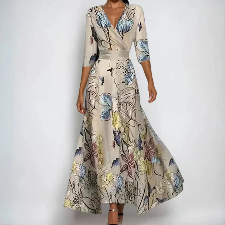 Yasmin | Women’s Maxi Dress in a Defined Wrap