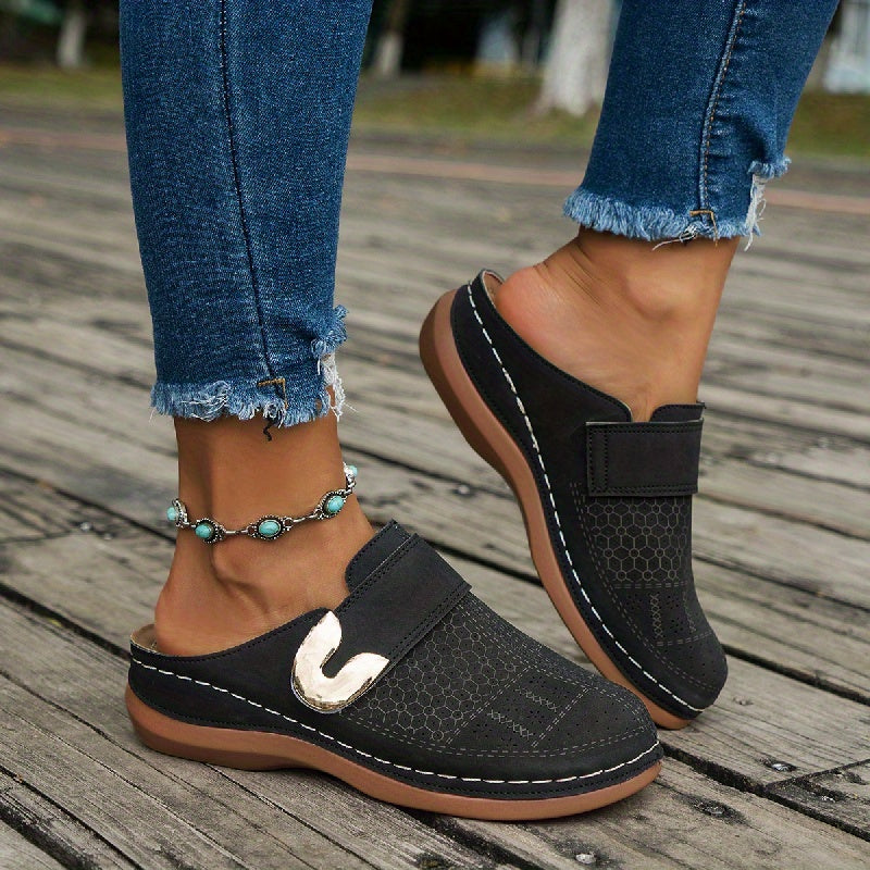 Selene | Women’s Slip-On Mules with modern cut-out element