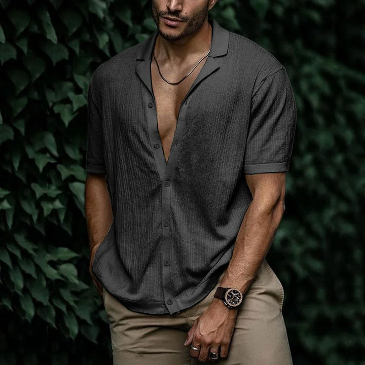 Elion | Men’s Casual Shirt with Short Sleeves