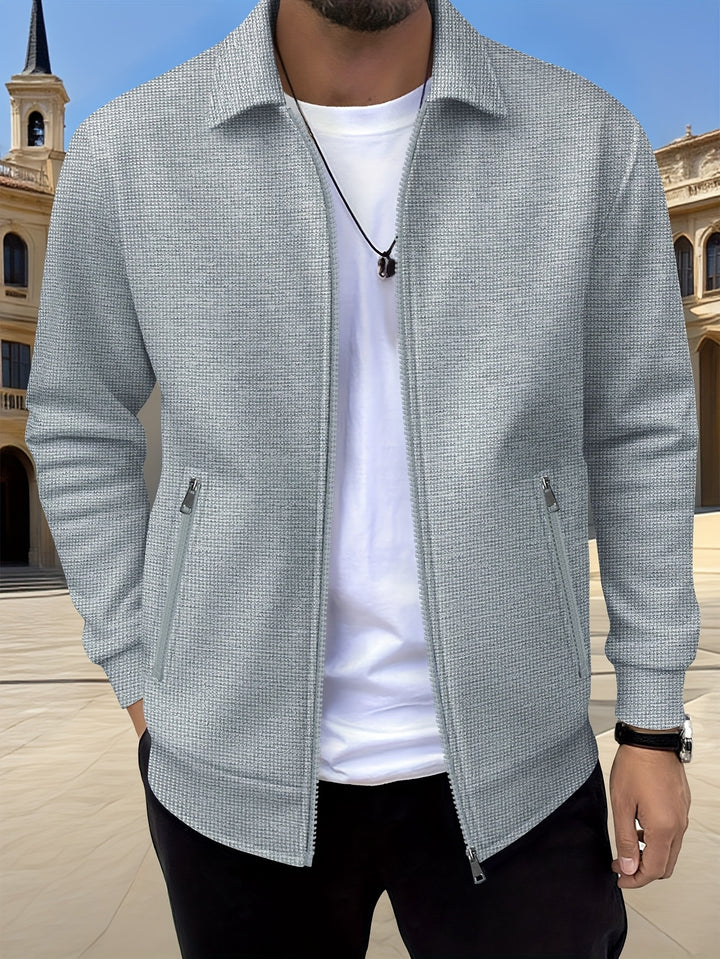 Corvin | Men’s Zip Jacket in a Clean Modern Style