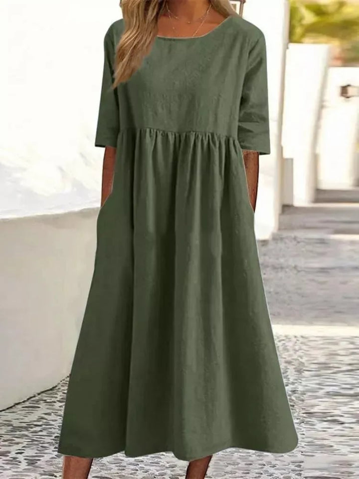 Mirella | Women’s Everyday Midi Dress with Clean Design