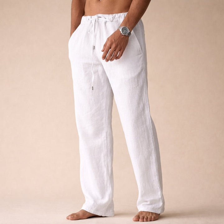 Elias | Men’s Drawstring Trousers for Calm Holiday Styling