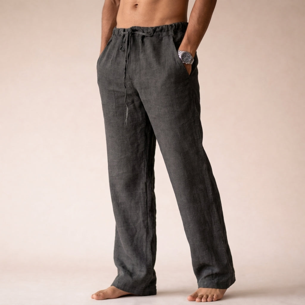 Elias | Men’s Drawstring Trousers for Calm Holiday Styling