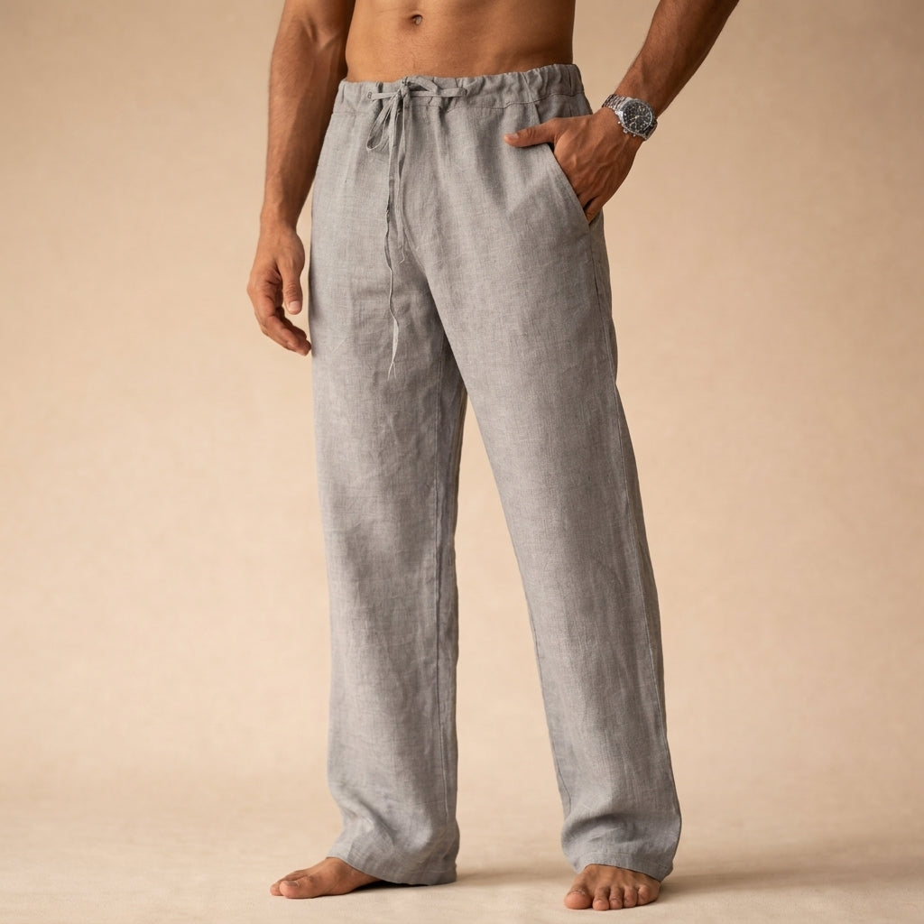 Elias | Men’s Drawstring Trousers for Calm Holiday Styling