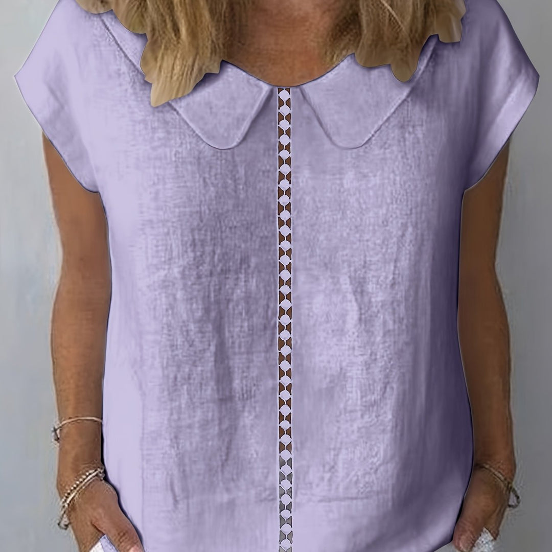 Juliette | Women’s Blouse featuring a Peter Pan Collar