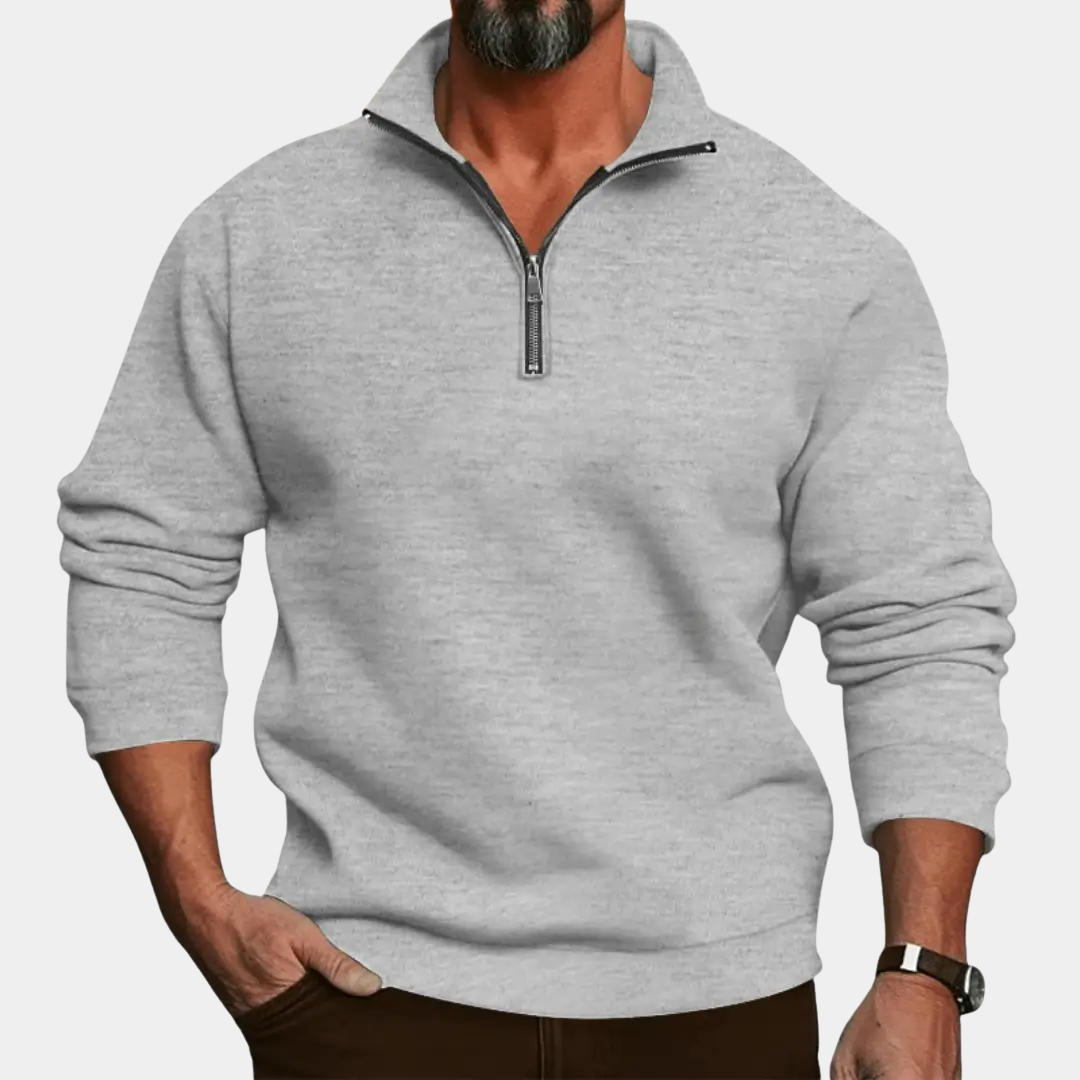 Everford™ | Martin – Refined Zip Sweater for Men