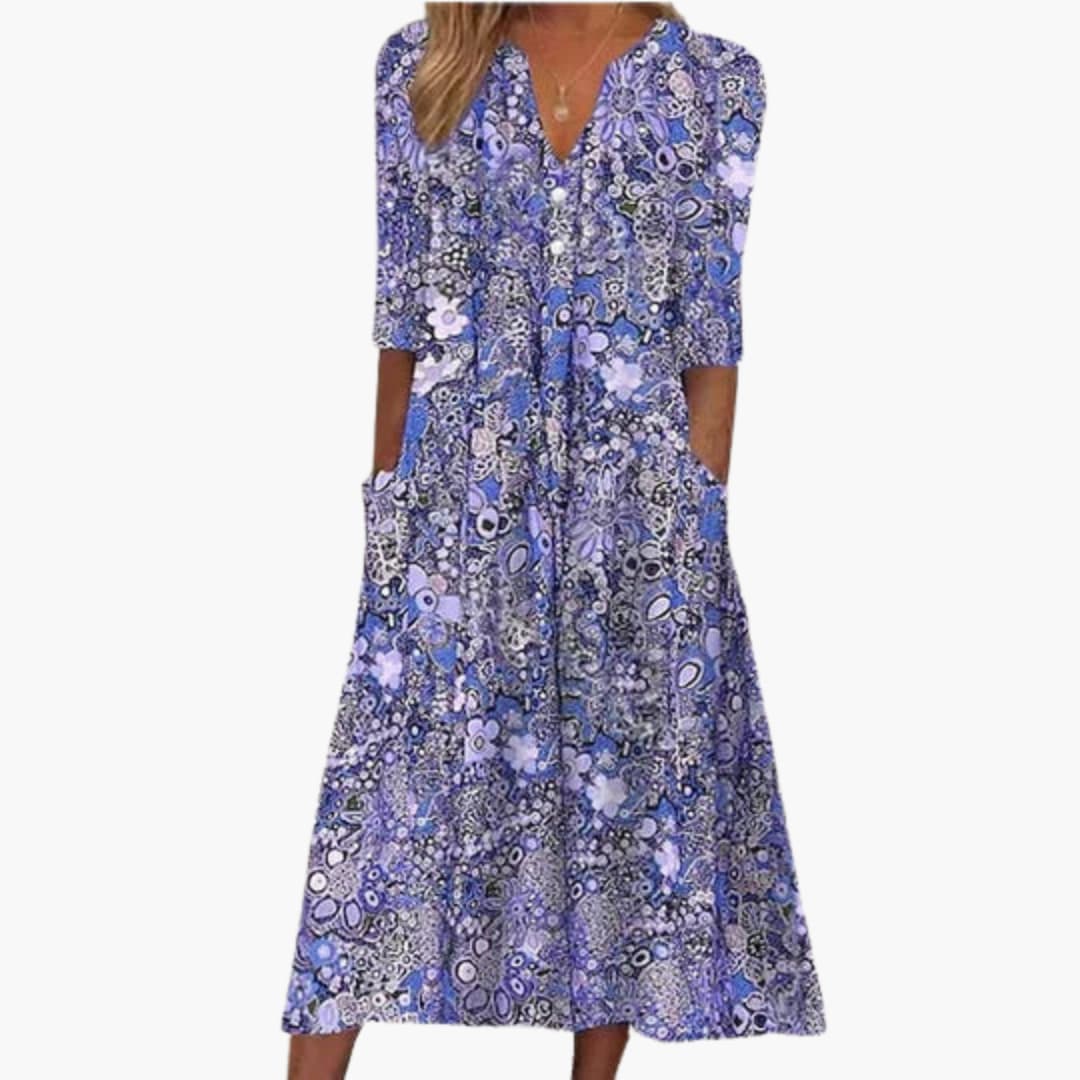 Elysia | Women’s Midi Dress for Breezy Daywear