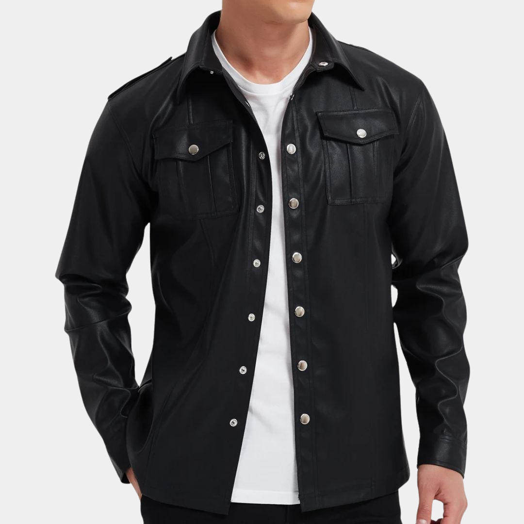 Everford™ | Graham – Black Dress Shirt