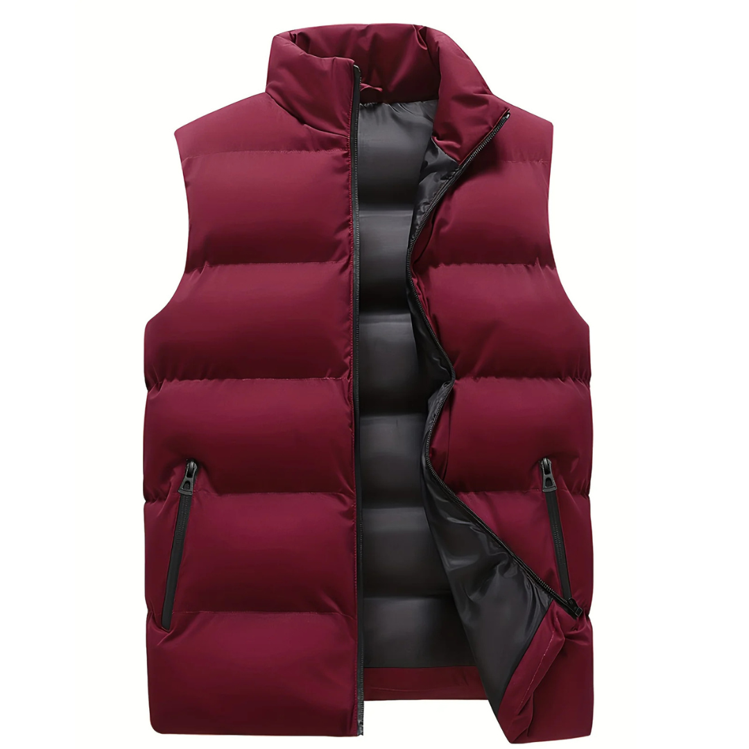 Arden | Men’s Padded Gilet with High Neck Design