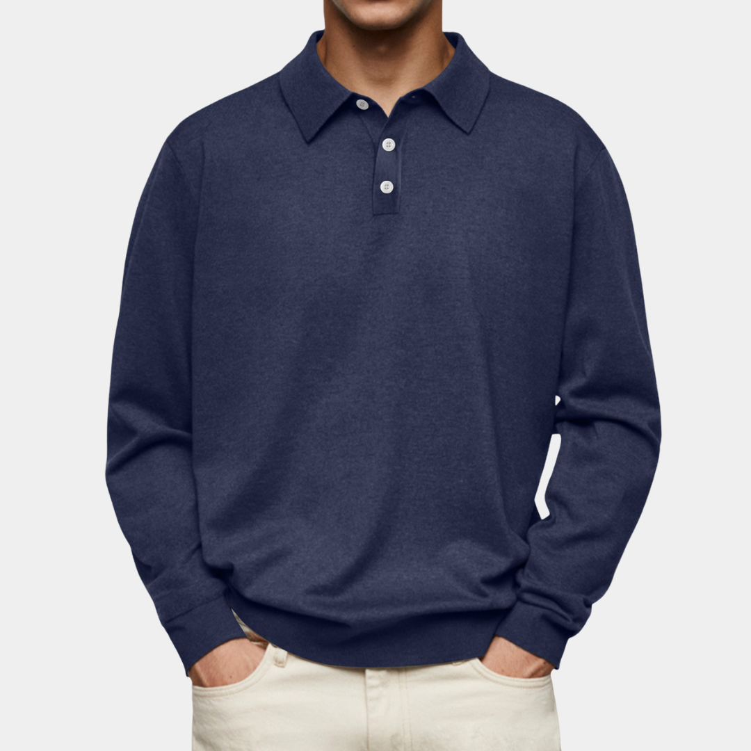 Everford™ | Edward – Long-Sleeved Polo for Men