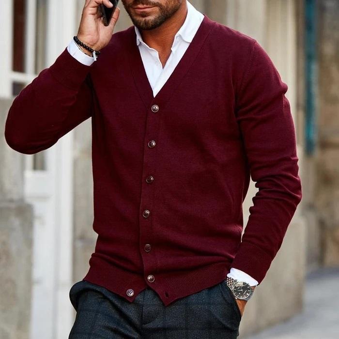 Darian | Men’s button cardigan in a classic fit