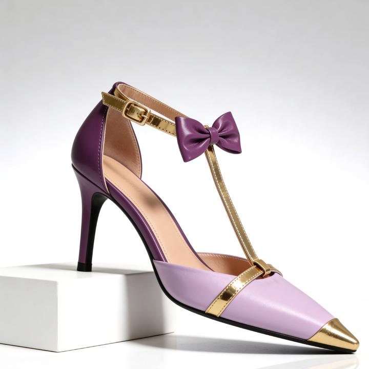 Trista | Women’s T-Bar Heels featuring Decorative Bow