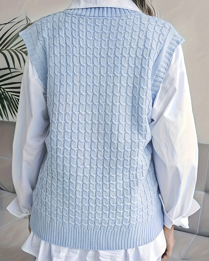 Seraphine | Women’s Sleeveless Vest with a simple layering appeal